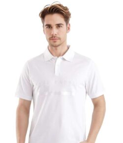 Rare Rabbit Men’s White Polo T-shirt