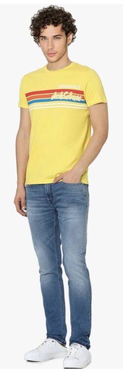 JACK AND JONES MENS ROUND NECK TSHIRT