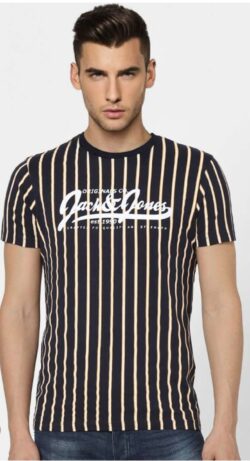 JACK AND JONES MENS ROUND NECK TSHIRT