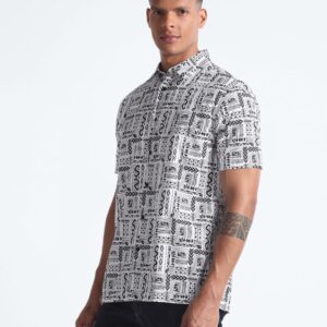 FLYING MACHINE MENS HALF SHIRT